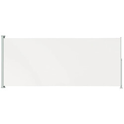 Maison Chic Auvent latéral rétractable de balcon | Store extérieur | Auvent solaire de patio 220x500 cm Crème -GKD65356