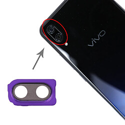 Wewoo Pièce détachée Cache-objectif d'appareil photo pour Vivo X23 violet 