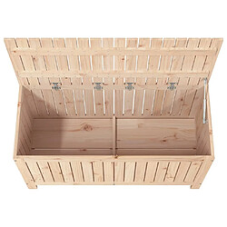 Acheter Helloshop26 Coffre boîte meuble de jardin rangement 115 x 49 x 60 cm bois massif de pin 02_0013001