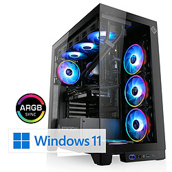 CSL-Computer PC Gaming M10980H PC Gaming M10980H, Intel Core i9-14900KF (8x 3200 MHz), GeForce RTX 4070 Ti SUPER, 32 Go DDR5 RAM, M.2 SSD 2000 Go, Windows 11