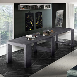 Ahd Amazing Home Design Table À Manger Ardoise Console Extensible 90-300x51cm Design Moderne Pratika