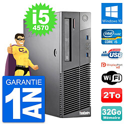 PC Lenovo ThinkCentre M93p SFF Intel i5-4570 RAM 32Go Disque 2To Windows 10 Wifi · Occasion 