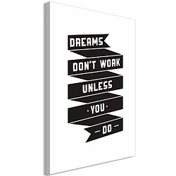 Paris Prix Tableau Imprimé Dreams Don't Work 80 x 120 cm 