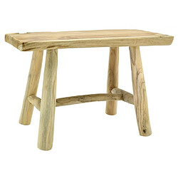 Aubry Gaspard Table rectangulaire en teck massif.