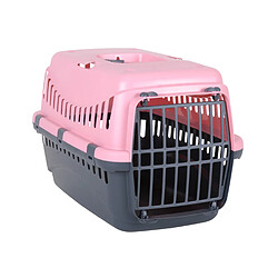 Lot de 2 PANIERS DE TRANSPORT CAISSE DE TRANSPORT CAGE DE TRANSPORT CHIENS ET CHATS GIPSY ROSE 45X30X30CM+Dogi