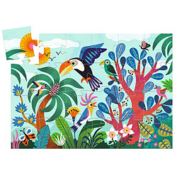 Djeco Puzzle silhouette Coco le Toucan 24 pieces