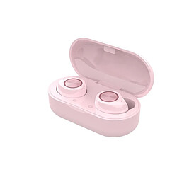 YP Select Bluetooth Headset Wireless Earbud Touch Bluetooth Sports Headphone Wireless Bluetooth Headset with Charging Box-ROSE 