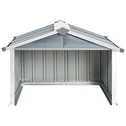 Avis vidaXL Abri pour robot de jardin 92x97x63 cm Acier galvanisé Gris