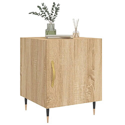 Acheter Maison Chic Lot de 2 Tables de chevet - Tables de Nuit chêne sonoma 40x40x50 cm bois ingénierie