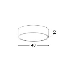 NOVA LUCE Plafonnier RODA Blanc LED 26 W