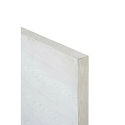 GEESE HOME 10515-Tête de lit plaqué frêne patiné blanc 110x60