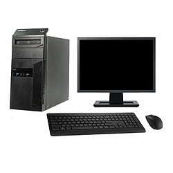 PC Tour Lenovo M83 Ecran 27" Intel G3220 RAM 16Go Disque 250Go Windows 10 Wifi - Occasion