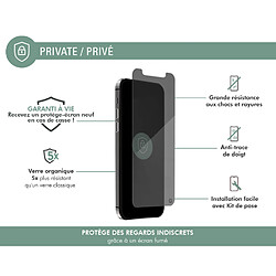 Protège écran iPhone 12 Pro Max Plat Privé Garanti à vie Force Glass