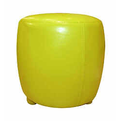 Jardindeco Pouf Tonneau Vert mousse.