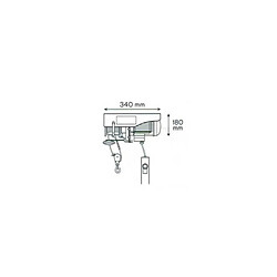 Acheter Treuil électrique 500W VITOPOWER 100/200 kg 12 mètres max de levage