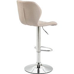 Acheter Non Tabouret de bar tissu liège chrome