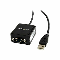 STARTECH Câble adaptateur FTDI USB vers serie RS232 1 port avec isolation optique - Noir