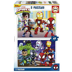 Educa Borras Puzzle 2 x 48 pcs - Spidey et ses amis 