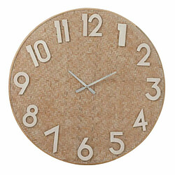 Paris Prix Horloge Murale Design Rotin 90cm Naturel