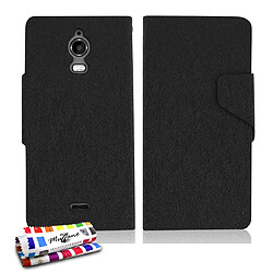 Muzzano Etui ""Folio"" WIKO WAX Noir