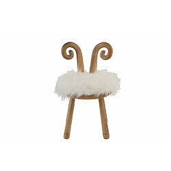 Inside 75 Chaise en bois ZAZA Oreille de Mouton