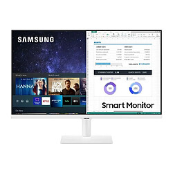 Ecran 27" Samsung Smart Monitor M5 S27CM500EU Noir 1920 x 1080 VA 16:9 4ms 250cd/m² Max 60Hz 2xHDMI 2xUSB 2,0 Pied réglable en inclinaison 