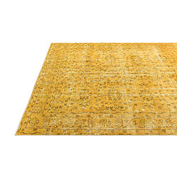 Avis Vidal Tapis de laine 277x157 jaune Ultra Vintage