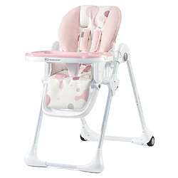 Kinderkraft Chaise haute pour bébé YUMMY Rose