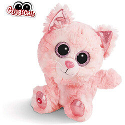 NICI- Doudou-Peluche GLUBSCHIS Chatte Dreamie 15cm, avec des Grands Yeux Scintillants, 45554