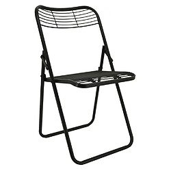 Aubry Gaspard Chaise pliante en métal vieilli. Chaise pliante en métal vieilli