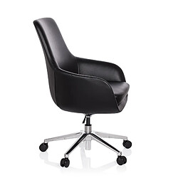 Avis Chaise de bureau / fauteuil de direction BARENO cuir noir hjh OFFICE