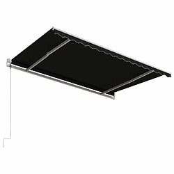 Avis vidaXL Auvent rétractable automatique 450x300 cm Anthracite