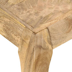 Acheter vidaXL Table basse 110x60x40 cm Bois de manguier massif