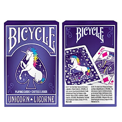 Avis Universal Vélo Licorne Standard Standard Poker Deck Poker Taille Personnalisée Édition Limitée Magic Card Magicien Magicien | Jeu de Cartes Poker Taille Personnalisée Édition Limitée(Bleu)