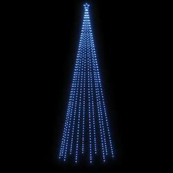 Avis vidaXL Sapin de Noël avec piquet 732 LED Bleues 500 cm