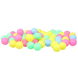 Wewoo Tennis de table coloré par baril de 60 PCS pour le divertissement / dessin / décoration