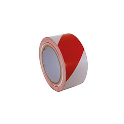 Perel Ruban de marquage - 50 mm x 33 m - rouge/blanc 