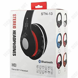 Acheter Tech Discount TD® 4 EN 1 Multifonction Casque audio Bluetooth Sans Fil Stéréo Écouteurs Sport Musique Radio MP3 Insérer Carte Micro SD-TF-FM -Noir