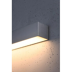 Acheter Luminaire Center Plafonnier en verre Pinne Verre,acier Gris 11 Cm