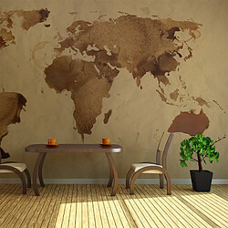 Paris Prix Papier Peint Tea Map of the World II 450x270cm 