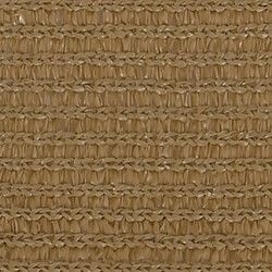 Avis vidaXL Voile d'ombrage 160 g/m² Taupe 6x8 m PEHD