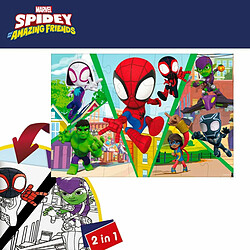 Avis Puzzle Enfant Spidey Double face 50 x 35 cm 24 Pièces (12 Unités)