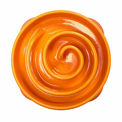 Outward Hound Mini mangeoire lente pour chiens Slo Bowl Orange