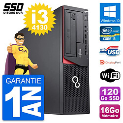 PC Fujitsu Esprimo E920 DT Intel Core i3-4130 RAM 16Go SSD 120Go Windows 10 Wifi - Occasion