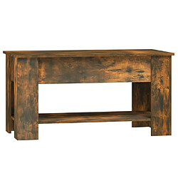 Avis Maison Chic Table basse,Table Console Table d'appoint, Table pour salon Chêne fumé 101x49x52 cm Bois d'ingénierie -MN82243