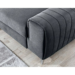 Acheter Bestmobilier Talisay - canapé d'angle gauche - 5 places - convertible avec coffre - en velours