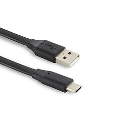 MOOOV Câble USB-C /USB-A plat 3 m - noir