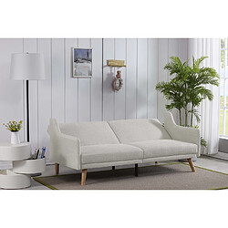 Avis Concept Usine Canapé convertible scandinave 3 places gris clair ESTER