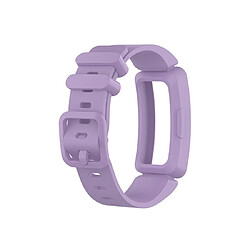 Avis Wewoo Bracelet pour montre connectée Fitbit Inspire HR / Ace 2 Silicone Smart Watch de remplacement violet clair