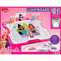 Kit de Dessin Maped Lumi´Board Barbie Rose 